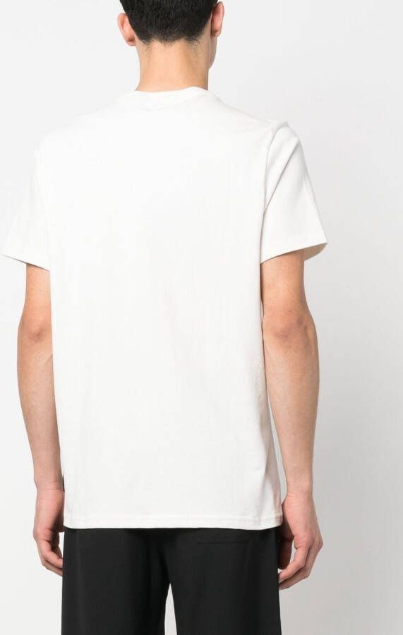 Moose Knuckles T-shirt met logoprint Wit