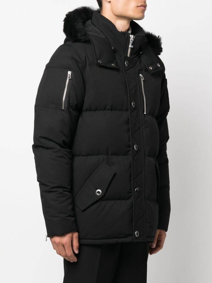 Moose Knuckles Gewatteerd jack Zwart