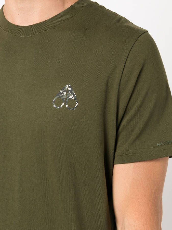 Moose Knuckles T-shirt met grafische print Groen