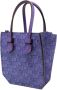 Moreau Bregancon leren shopper Paars - Thumbnail 3