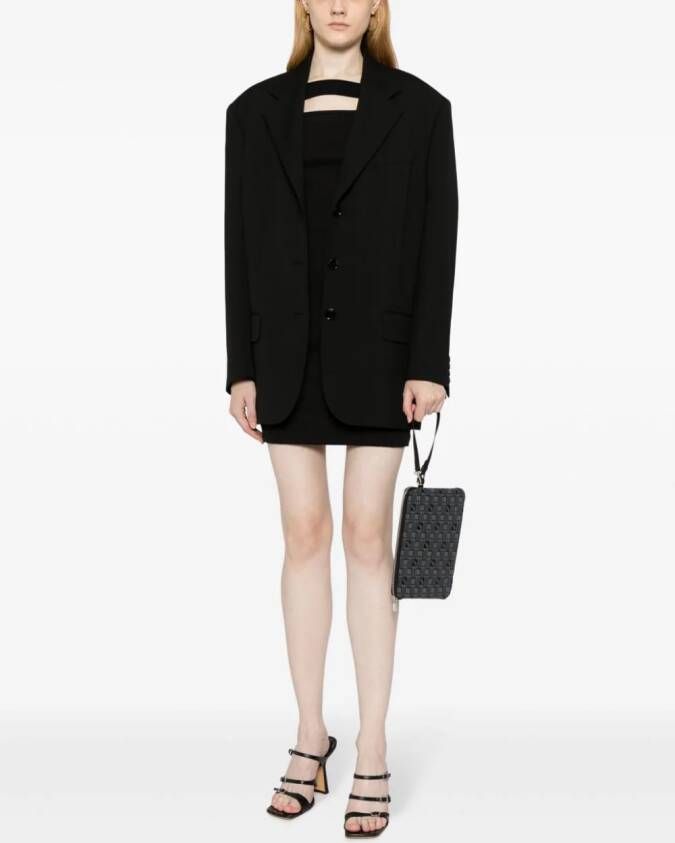 Moreau Clutch met monogram Zwart