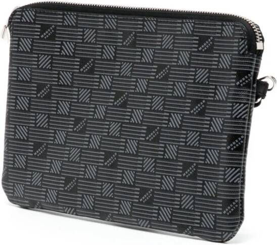 Moreau Clutch met monogram Zwart