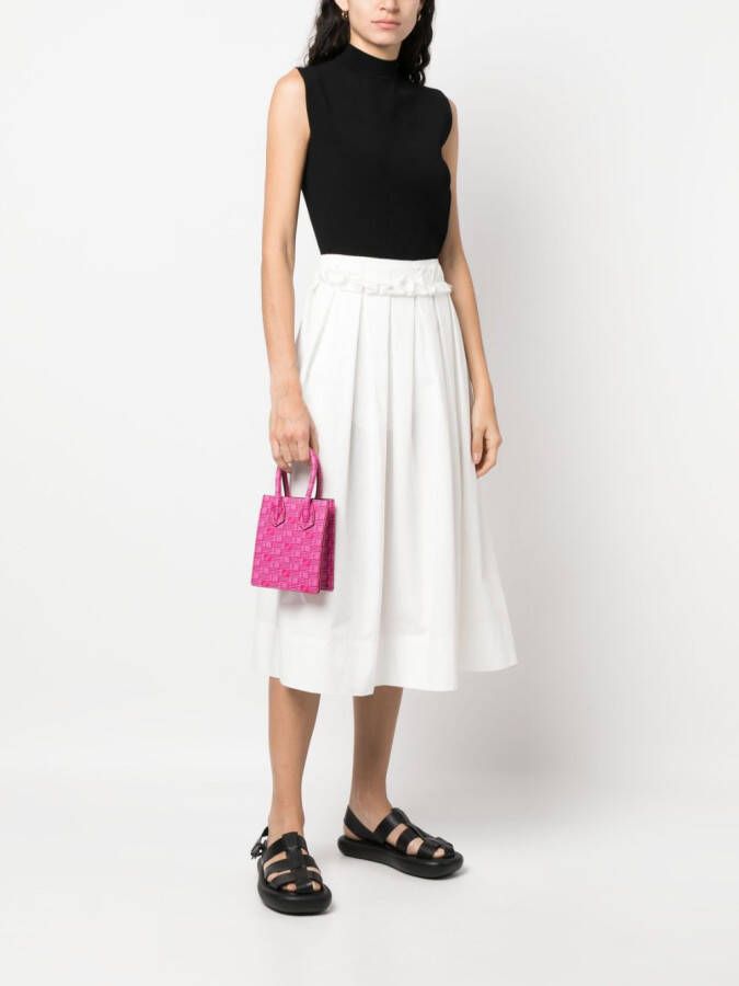 Moreau Schoudertas met logoprint Roze