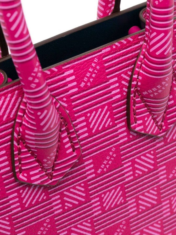 Moreau Schoudertas met logoprint Roze