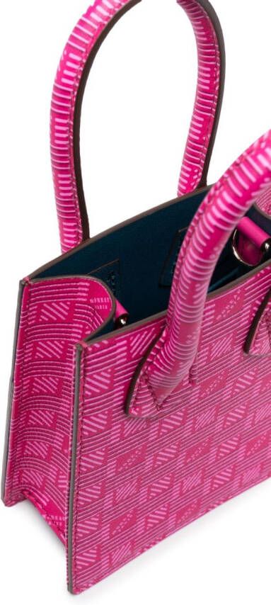 Moreau Schoudertas met logoprint Roze
