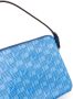 Moreau Clutch met monogramprint Blauw - Thumbnail 3