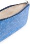 Moreau Clutch met monogramprint Blauw - Thumbnail 4