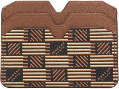 Moreau Portemonnee met monogram Bruin