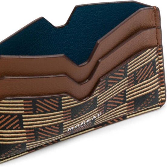 Moreau Portemonnee met monogram Bruin