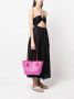 Moreau Saint Tropez leren shopper Roze - Thumbnail 2