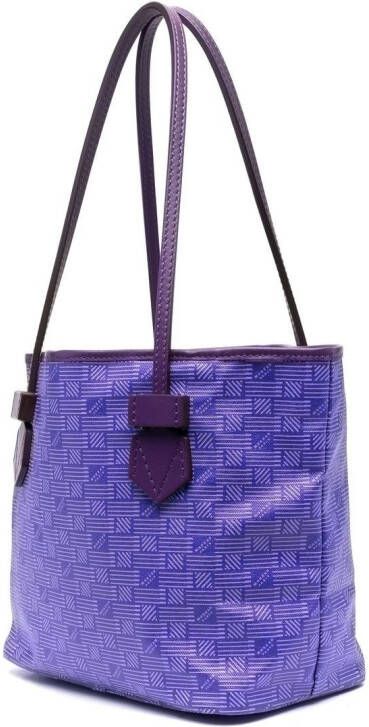 Moreau Shopper met logoprint Paars