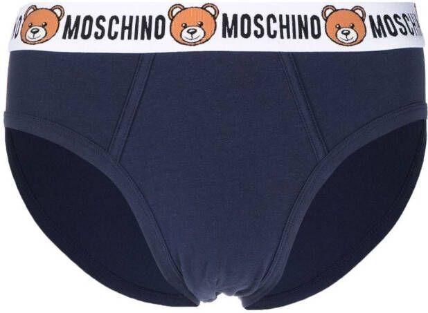 Moschino 2-pack slips Blauw