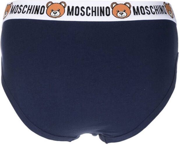 Moschino 2-pack slips Blauw