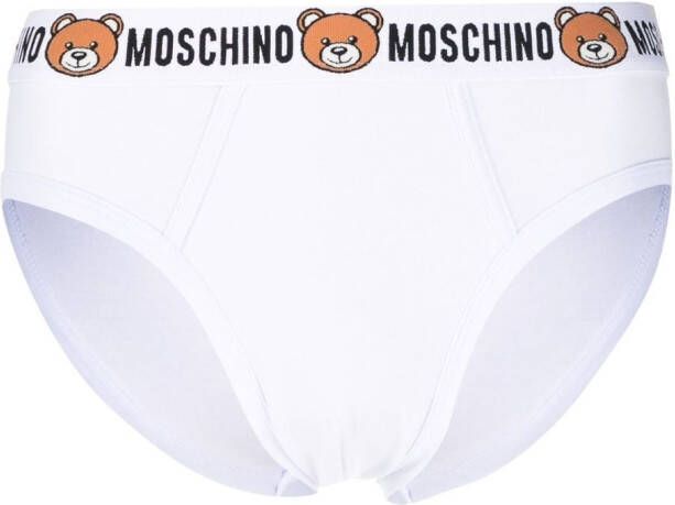 Moschino 2-pack slips Wit