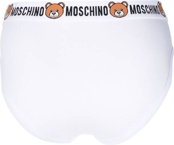 Moschino 2-pack slips Wit