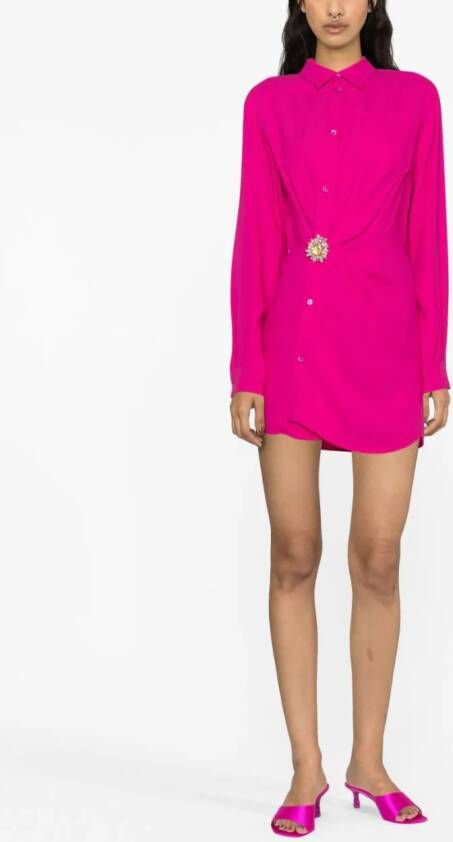Moschino Asymmetrische blousejurk Roze