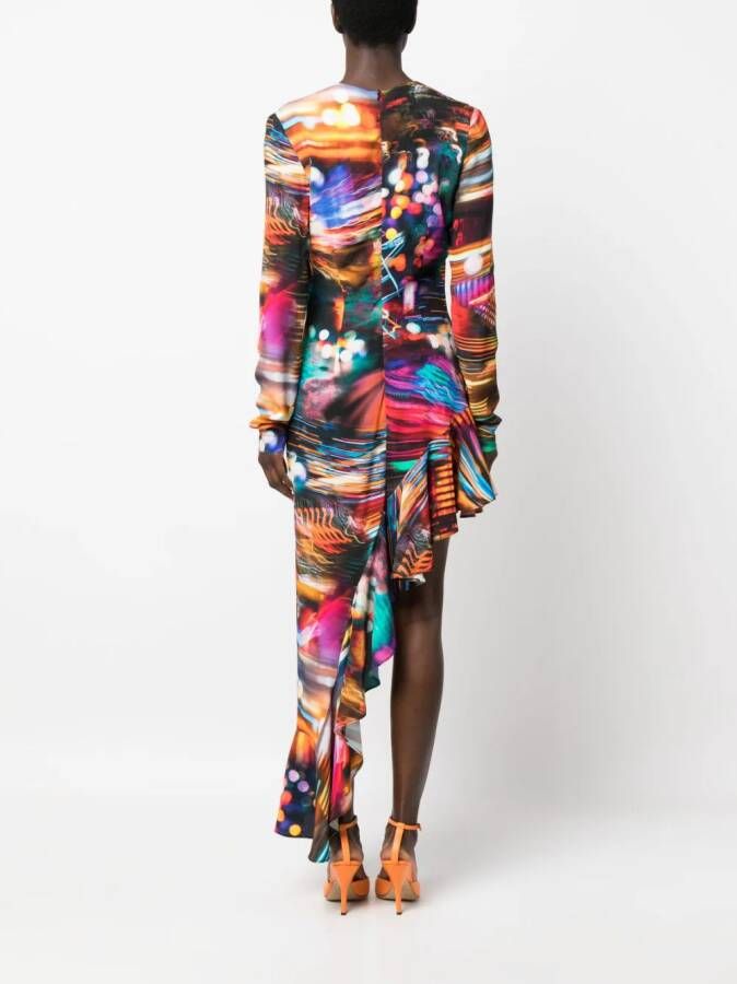MOSCHINO JEANS Asymmetrische jurk Oranje