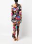 MOSCHINO JEANS Asymmetrische jurk Oranje - Thumbnail 4