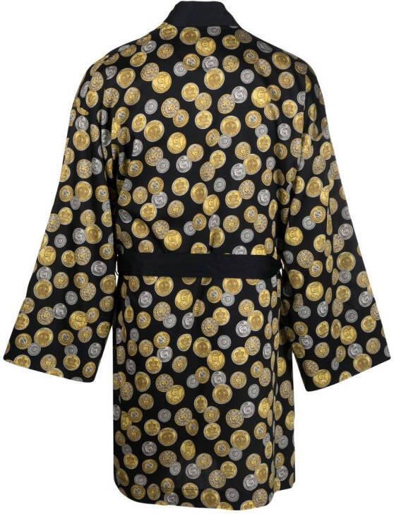 Moschino Badjas met print Zwart