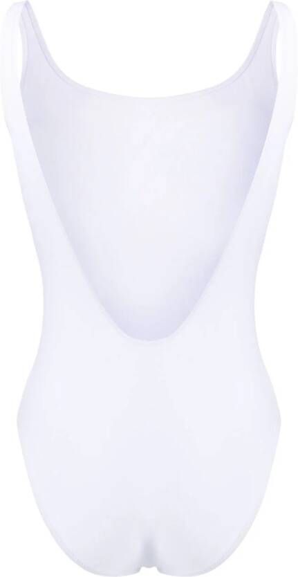 Moschino Badpak met open rug Wit