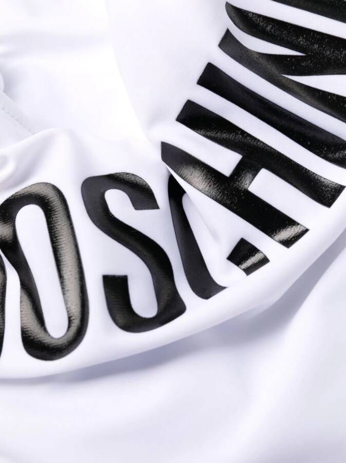 Moschino Badpak met open rug Wit