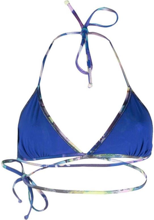 Moschino Bikini met print Blauw
