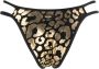 Moschino Bikinislip met luipaardprint Zwart - Thumbnail 2