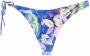 Moschino Printed Bikini Briefs Blauw Dames - Thumbnail 4