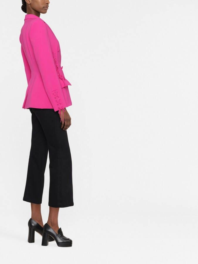 Moschino Blazer met knopen Roze