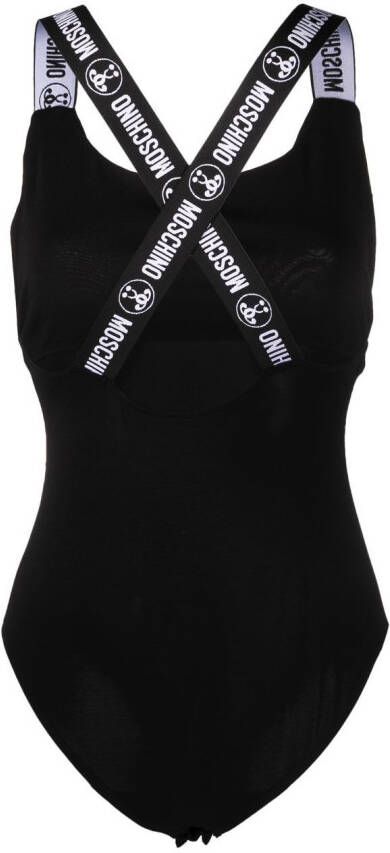 Moschino Body met logoband Zwart