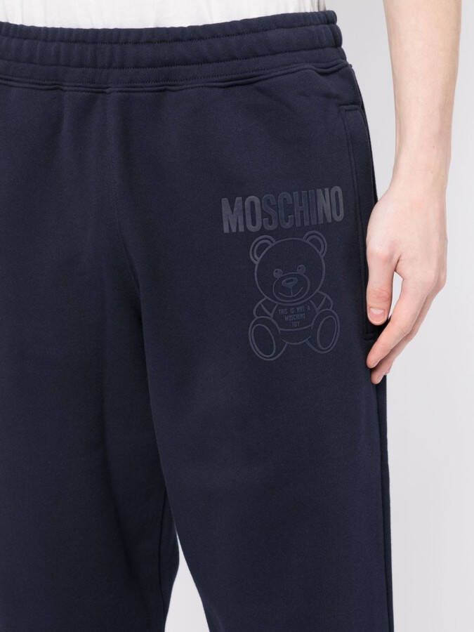 Moschino Trainingsbroek met logoprint Blauw