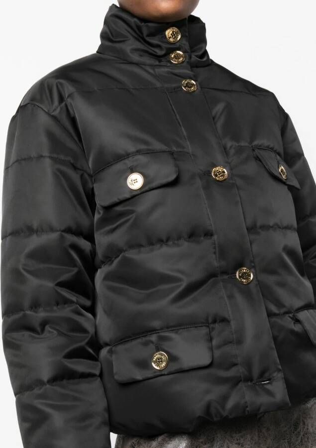 Moschino Button-up donsjack Zwart