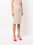 Moschino Button-up midi-rok Beige - Thumbnail 3
