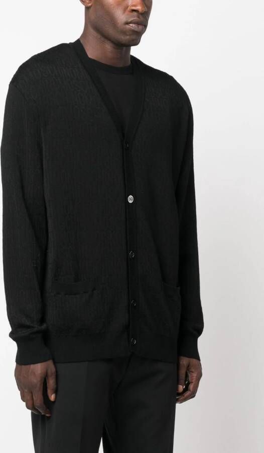 Moschino Button-up vest Zwart