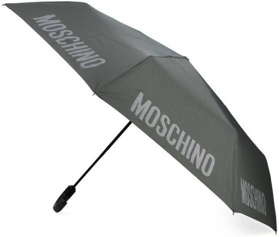 Moschino Compacte paraplu Grijs