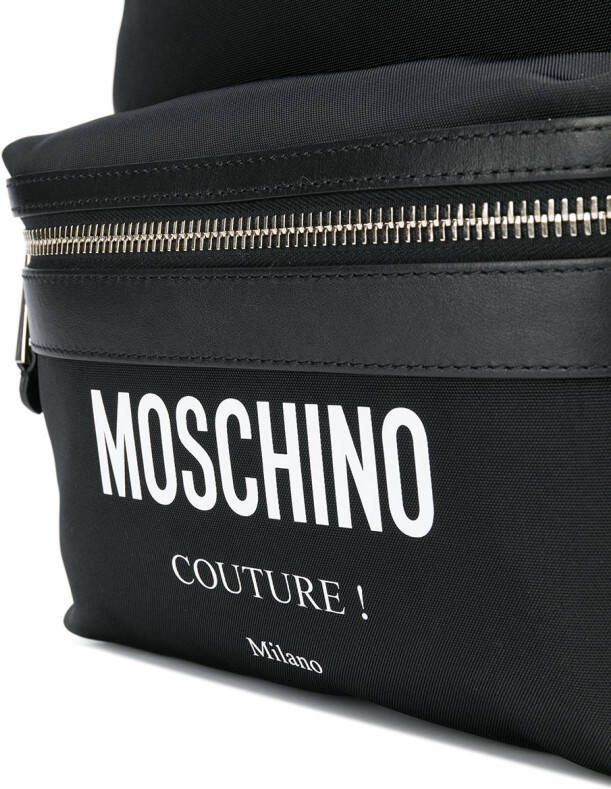 Moschino ' Couture!' rugtas Zwart