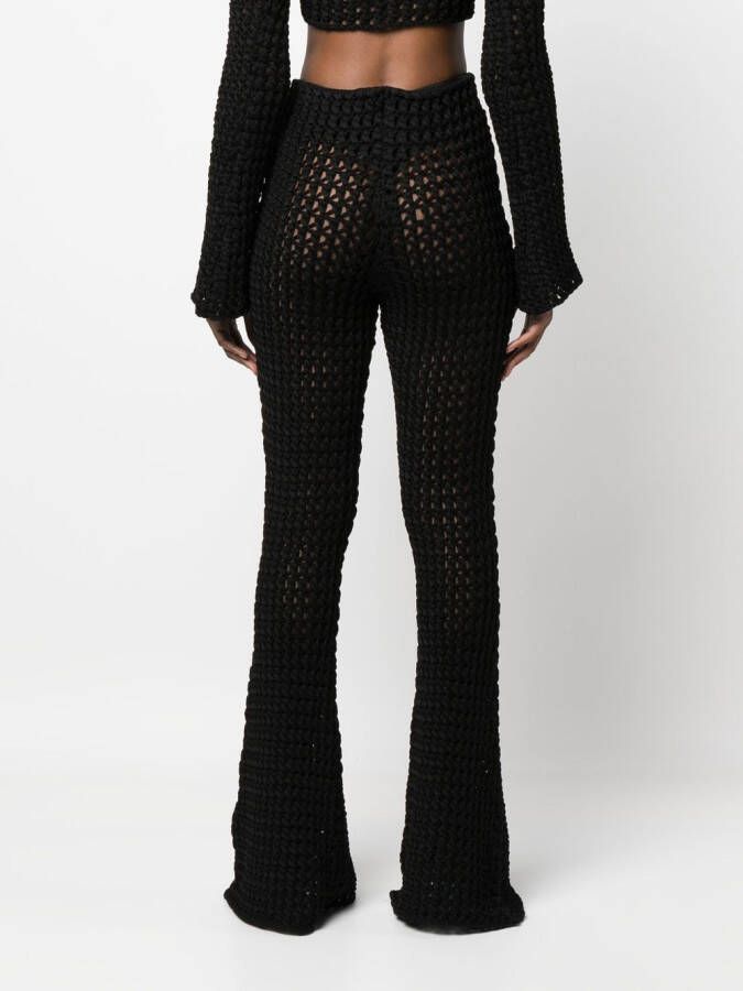 Moschino Gehaakte broek Zwart