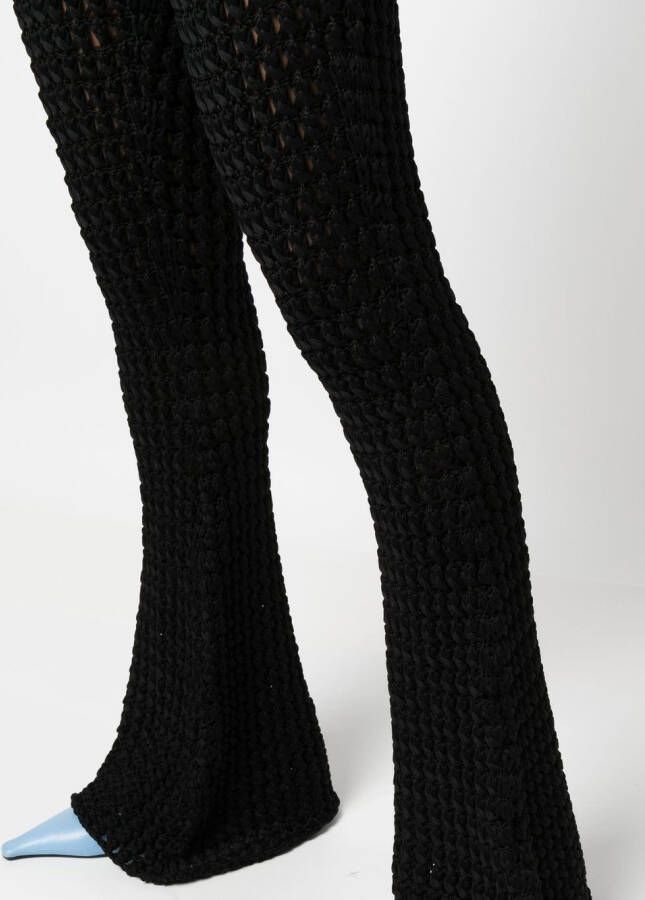 Moschino Gehaakte broek Zwart