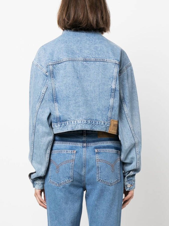 MOSCHINO JEANS Denim jack Blauw