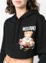 Moschino Cropped hoodie Zwart - Thumbnail 5