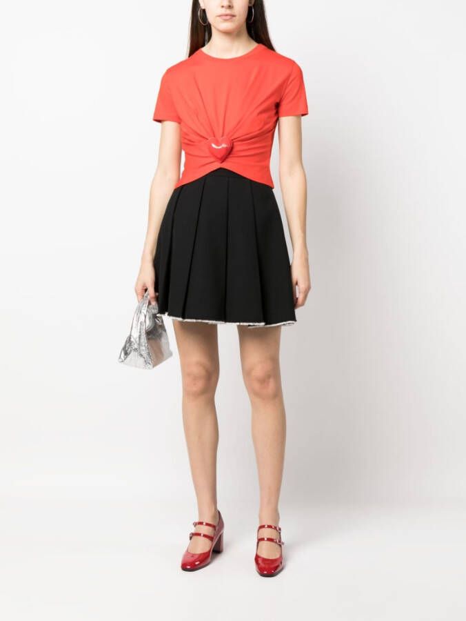 Moschino Cropped T-shirt Rood