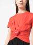 Moschino Cropped T-shirt Rood - Thumbnail 5