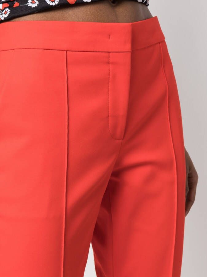 Moschino Cropped pantalon Rood