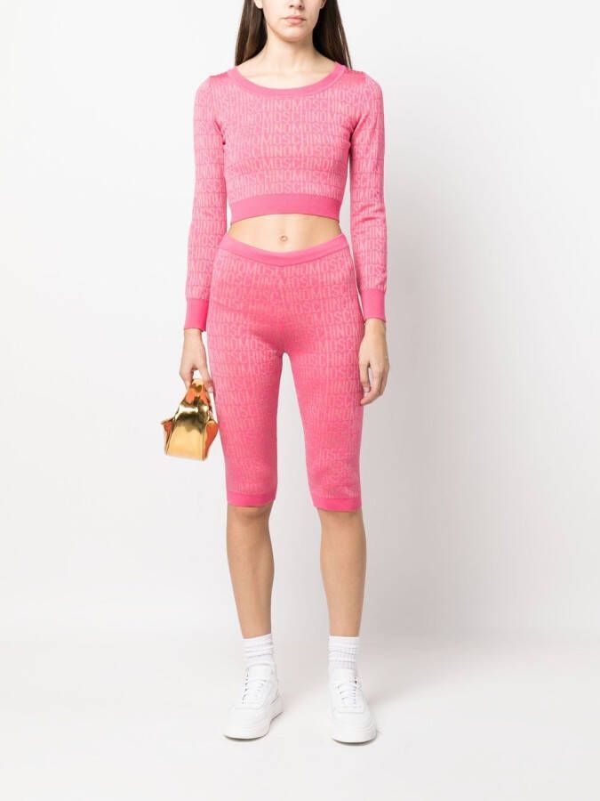 Moschino Cropped trui Roze