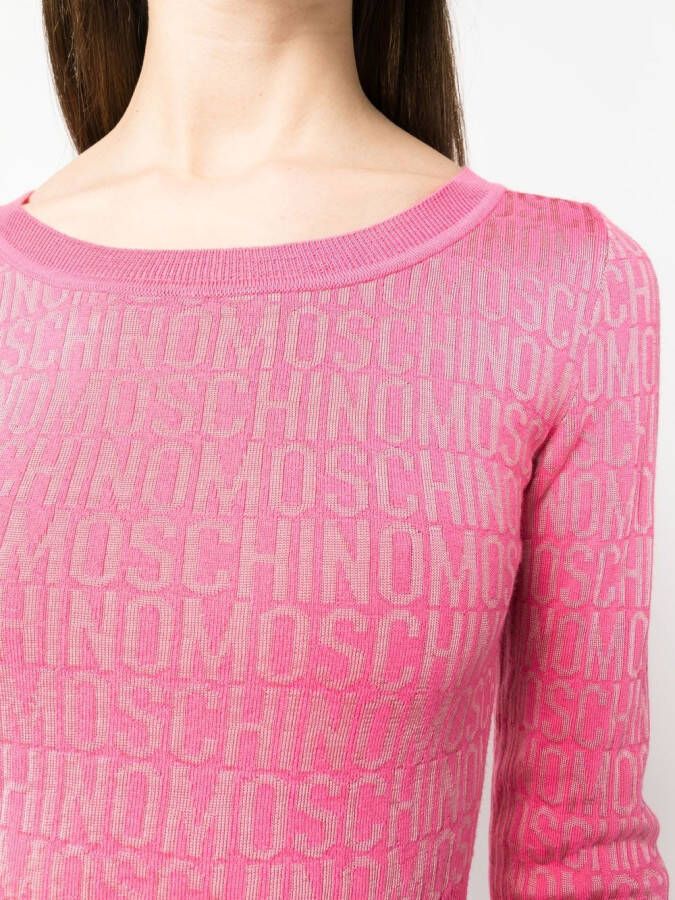 Moschino Cropped trui Roze