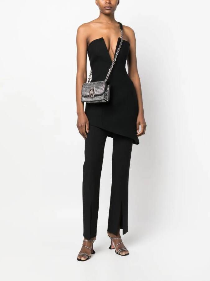 Moschino Crossbodytas verfraaid met kristallen Zwart