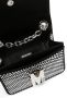 Moschino Crossbodytas verfraaid met kristallen Zwart - Thumbnail 5