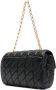 Moschino Double Smile gevoerde tas Zwart - Thumbnail 4