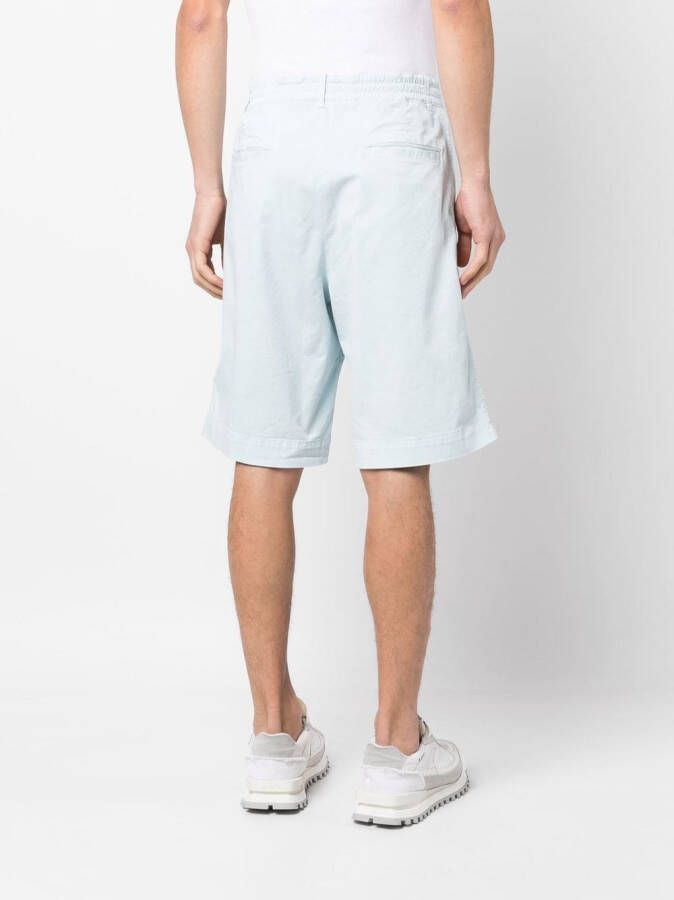 Moschino Shorts met geborduurd logo Blauw