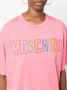Moschino T-shirt met geborduurd logo Roze - Thumbnail 5